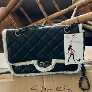 Black Quilted Shoulder Bag